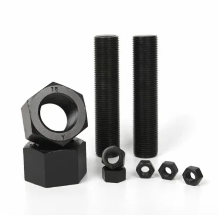 Carbon Steel Din 975 DIN976 UNC UNF Zinc Plated B7 galvanized black Stud Bolt And Nut Threaded Rods