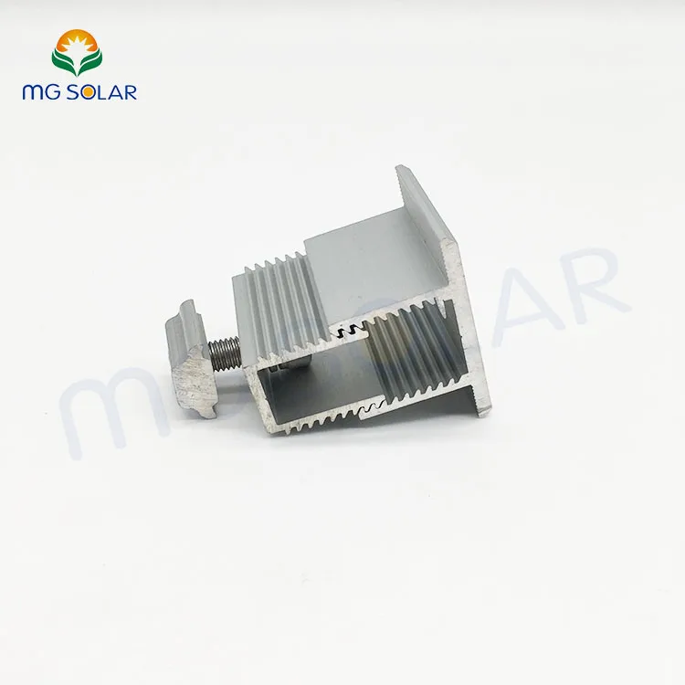 Wholesale Direct Sale Solar Panel Mounting Accessory Photovoltaic Related Product Rooftop Installation Adjustable Mid Clamp Kit