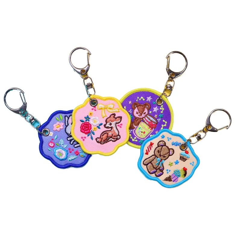 Wholesale Custom Logo Flight Keychain Key Fob Remove Flight Flight Woven Logo Anime Jet Tag Metal Plastic Silicone Iron Gift