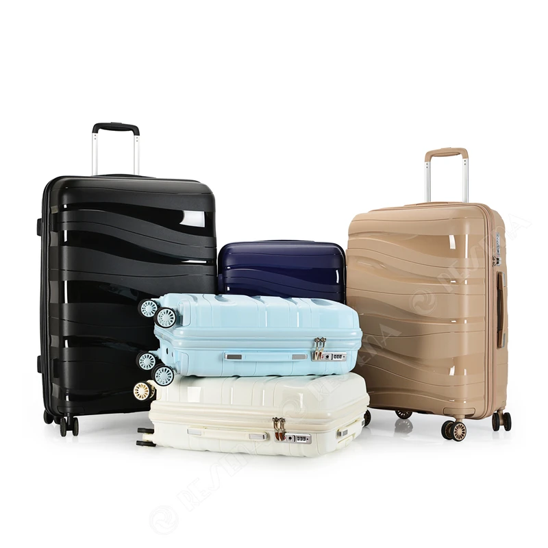 RESENA RP1908 PP Koffer Sets Carry-On Suitcase Sets Own Design Large Capacity Business Trolley Bag Travel Luggage Sets