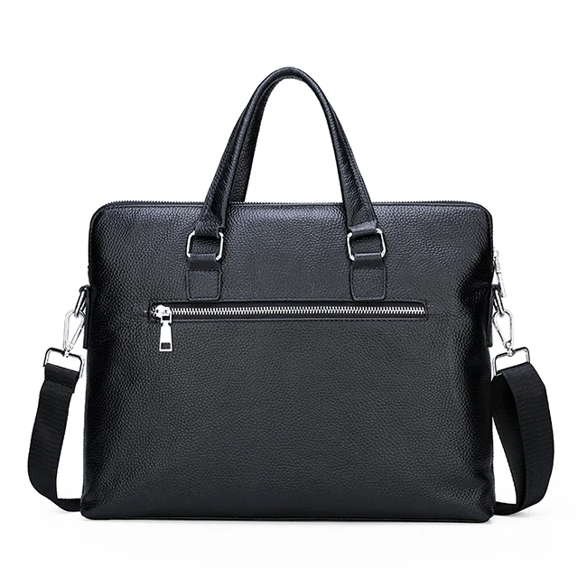 Оптовая продажа 2019, новая трендовая деловая сумка, кожаный портфель, сумка для ноутбука 14 дюймов, мужская сумка-мессенджер через плечо