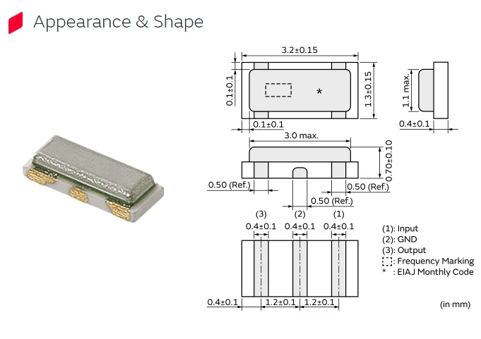 CSTCE10M0G52A-R0 10 МГц 10pF 3213 керамический резонатор ceralock SMD Кварцевый резонатор