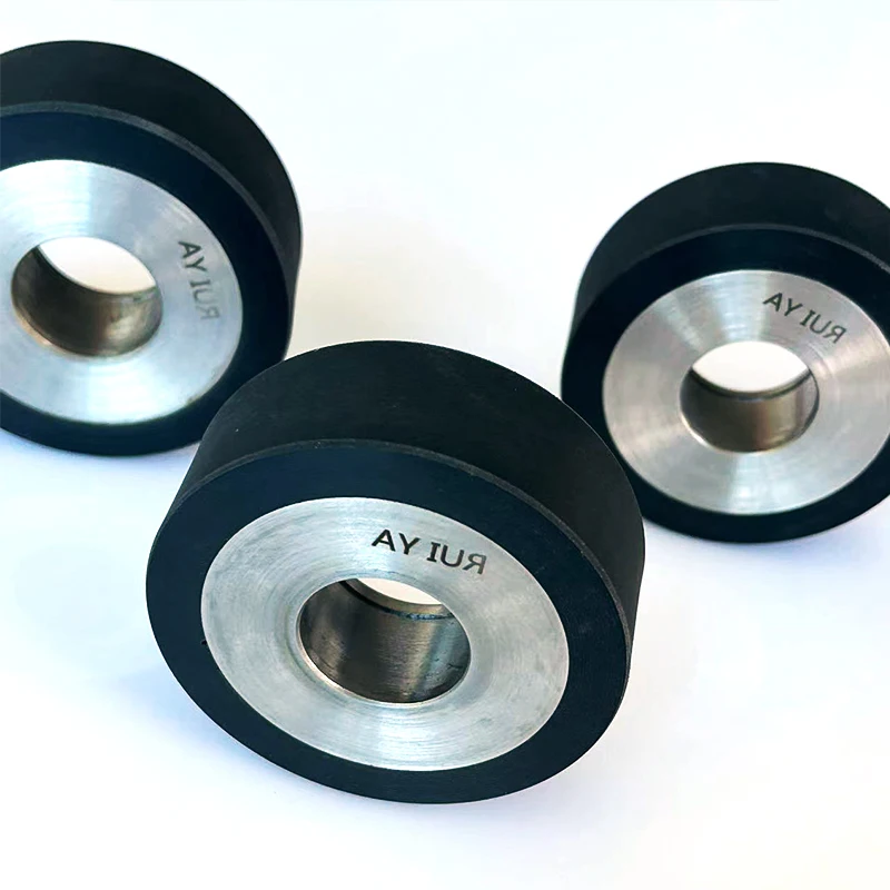 EPDM/NBR rubber rollers customized white/black more colors good quality rubber products PU  rubber wheels