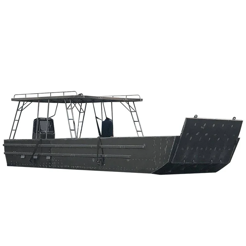 Speed 30ft 9m quality aluminum landing craft boats with roof for sales