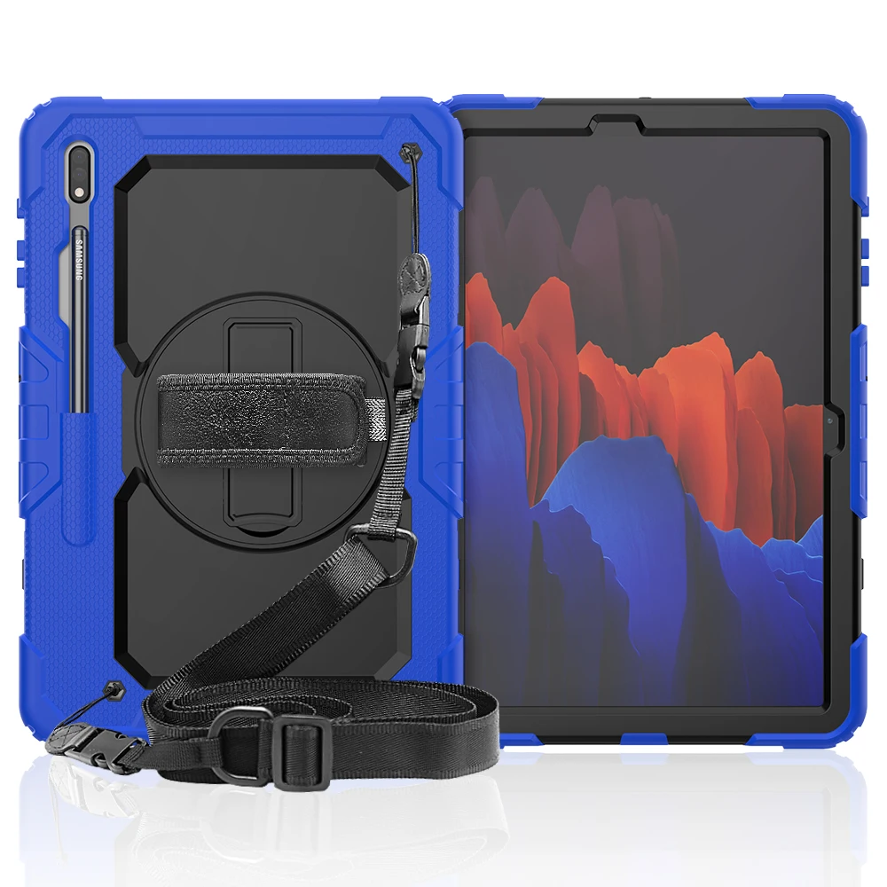 Rotating Shockproof case for Samsung galaxy tab S7 Plus12.4 SM-T970 T975 wholesales protective