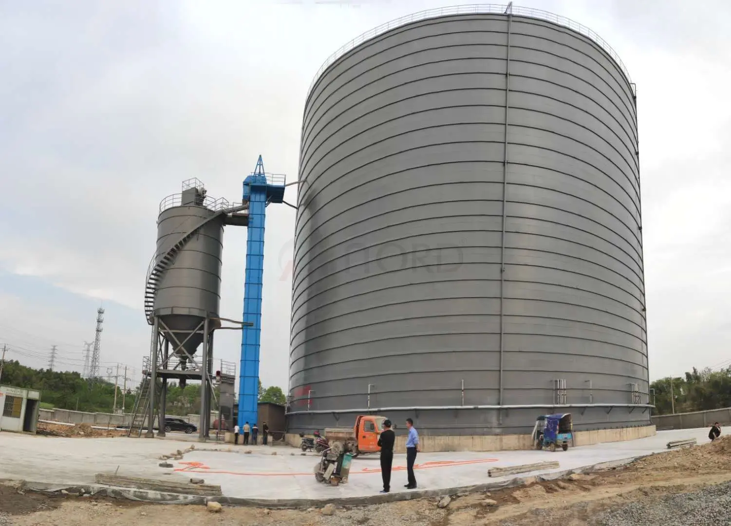 Large cement steel silo 20000 tons silo