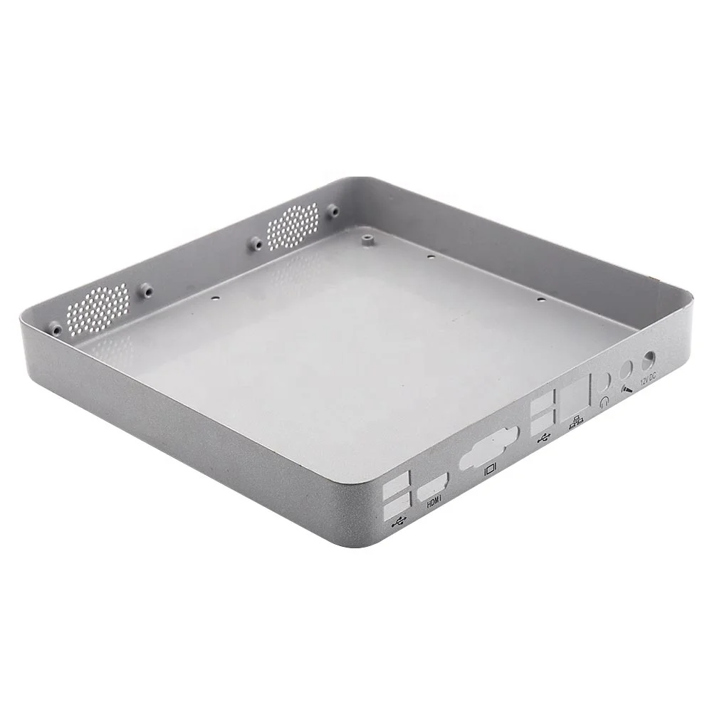 BERGEK Custom Stainless Steel Shield Small Parts  Cutting Mini Computer Chassis Sheet Metal Bending Stamping Service