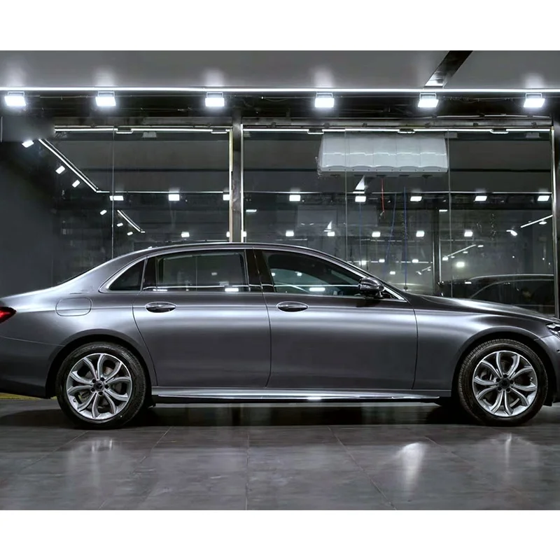 Electro-optics color changing vinyl roll satin metal deep gray car wrap