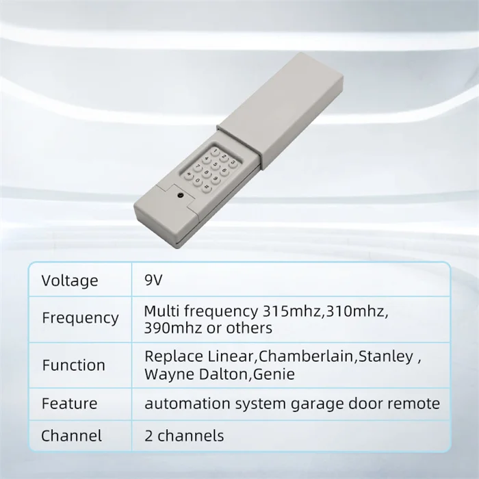 New Best Quality Keyless Garage Door Wireless Keypad for Gate Opener System