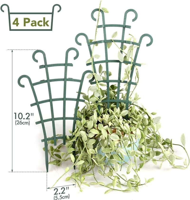 Plastic Garden Trellis Plant Grow Support Frame for Climbing Plants Support Stakes Vegetables Flowers Fruits