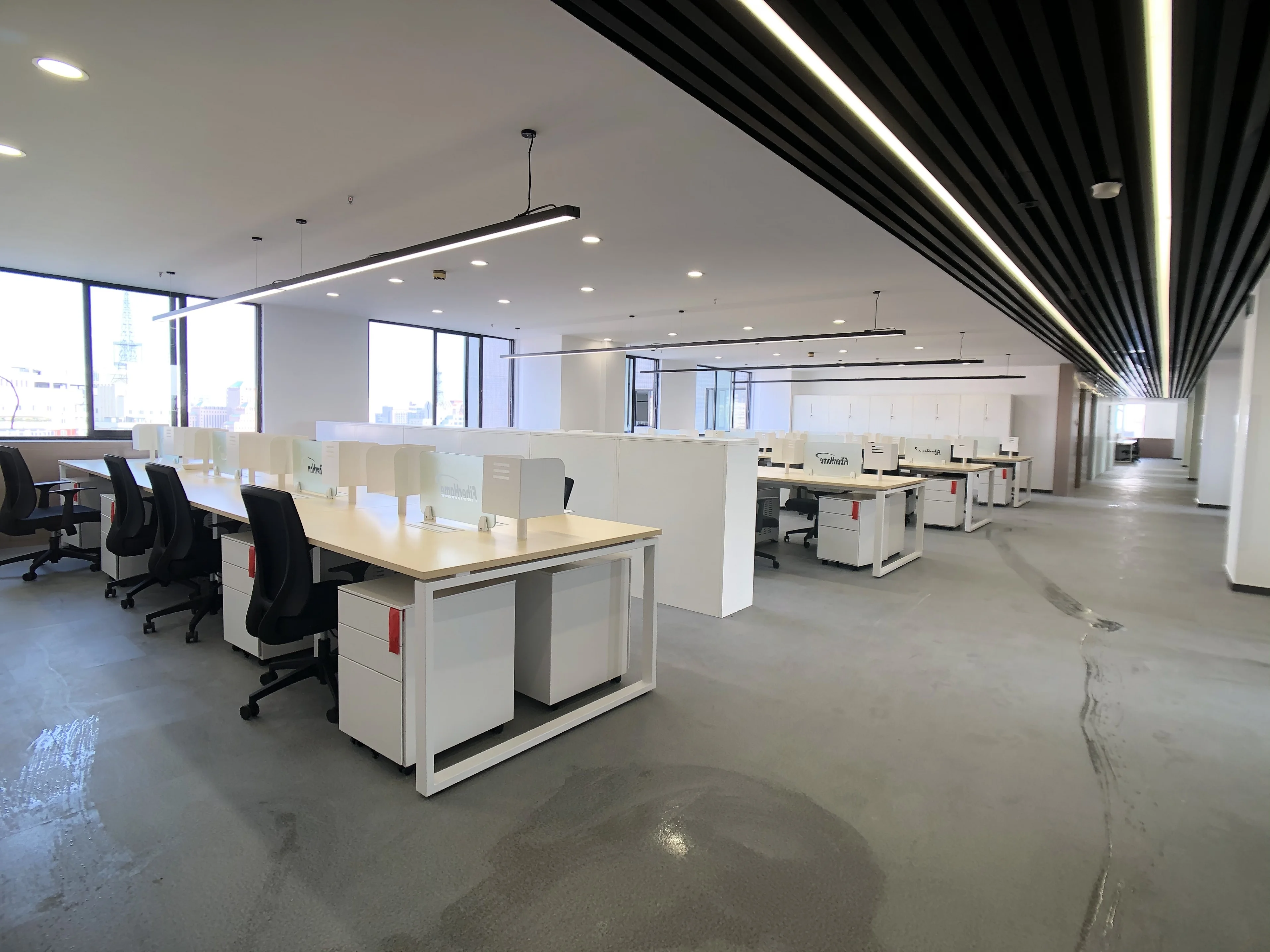 Wholesale office furniture 6 person metal table frame office workstation
