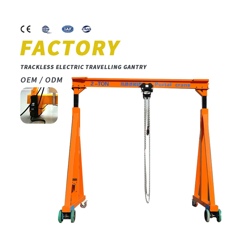 best selling electric  a-frame gantry crane