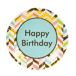 Disposable Tablerware Adult Party Supplies Birthday Paper Plates Napkins Cups Tablecloth