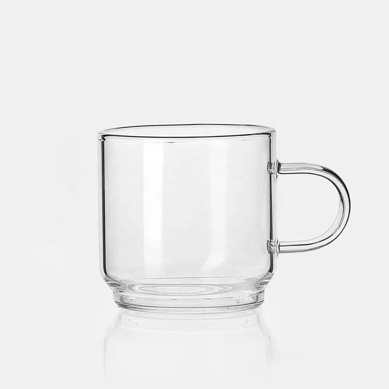 
Best Selling Reusable Borosilicate Water Drinking Glass Coffee Cup Be Your Own Home Barista 
