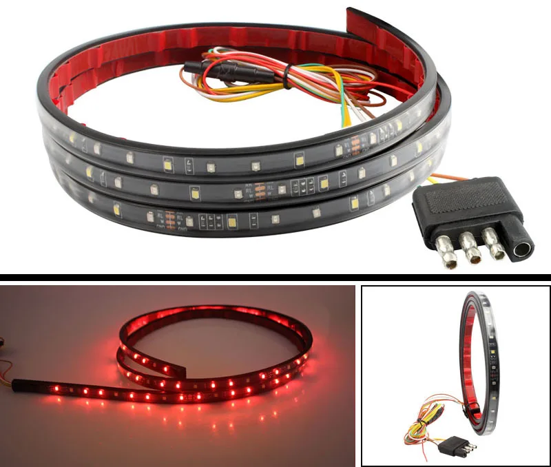 Car Lights Accessories Pickup LED Tail Light 48/60 Inches Brake Reverse Turn Signal Car Ambient Light