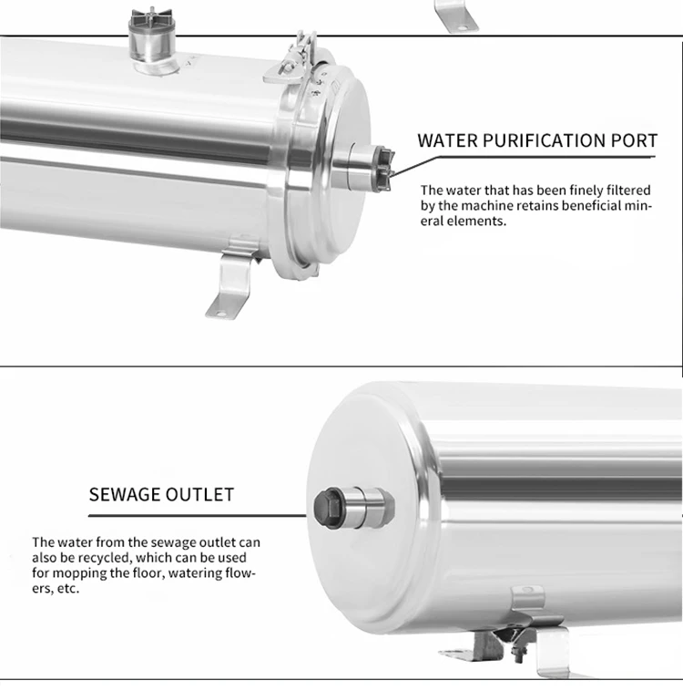 Stainless steel ultrafiltration water purifier Household appliances water treatment equipment water filter