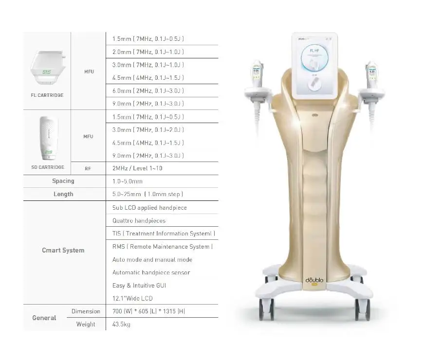 2024 New multifunction Mfu High Peak Power 7D Micro Macro Focused Ultra Face Lifting Body Machine