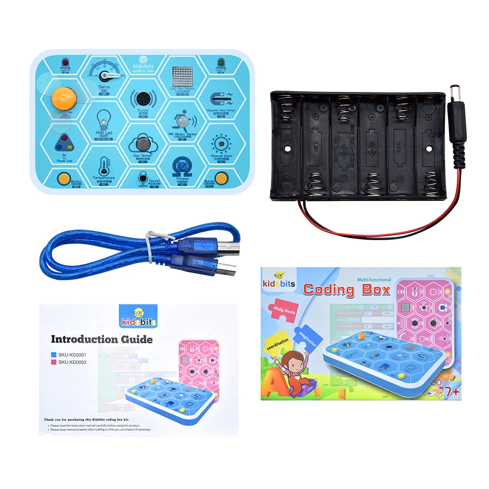 Kidsbits coding box V1.0 starter kit for Arduino starter kit STEM Education 7+