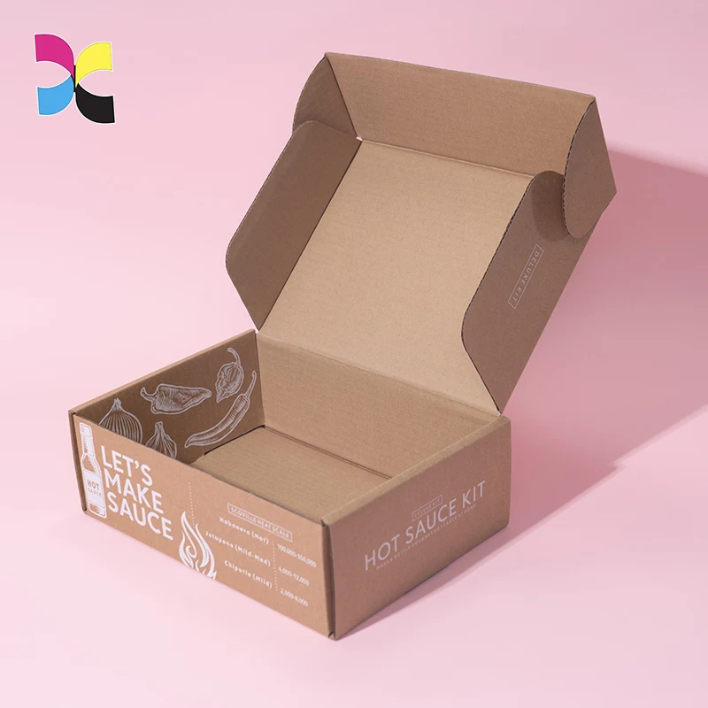 Brand corrugated shipping box manufacturing cardboard packaging boxes custom paper box