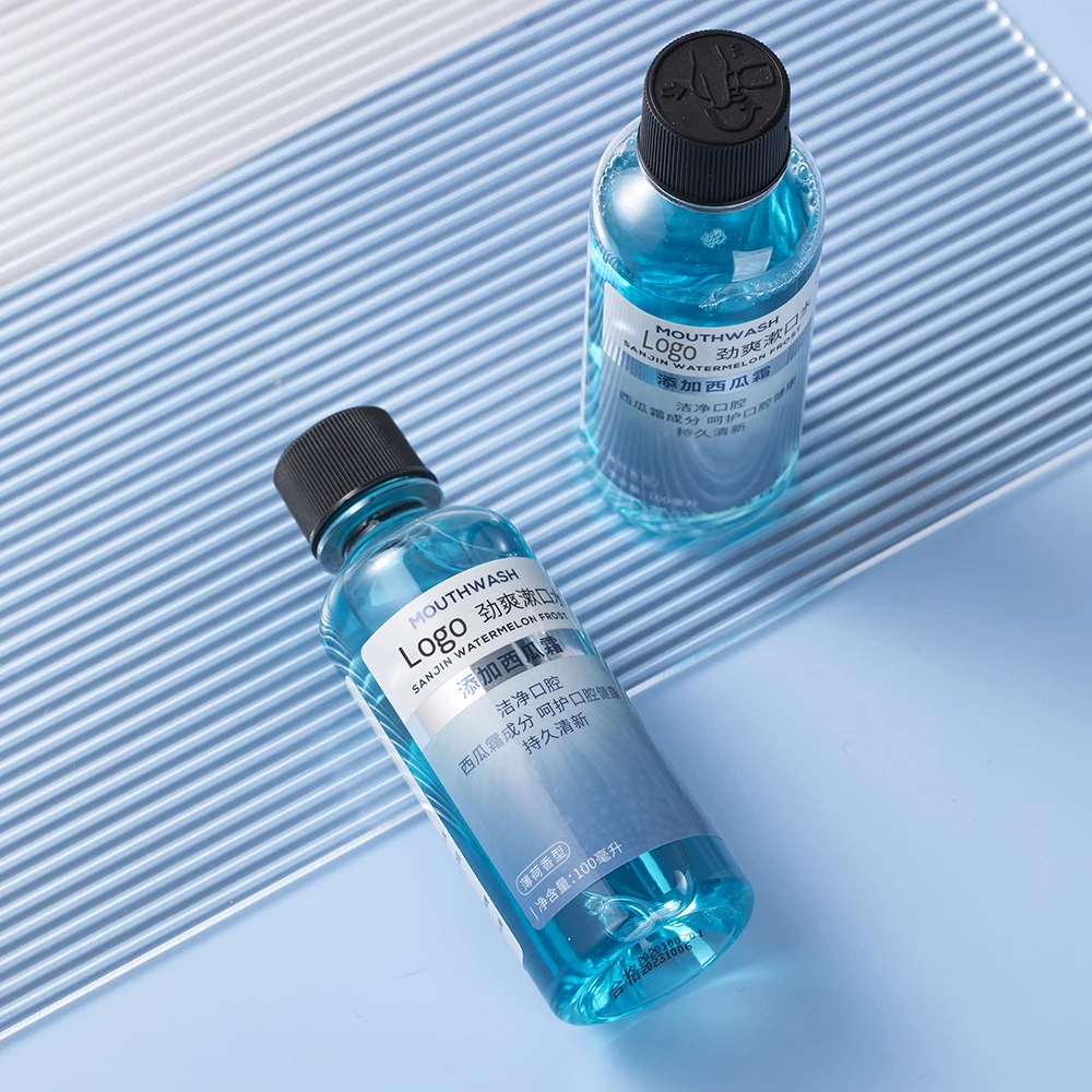 Total Care Alcohol-Free Mouthwash Oral Rinse to Help Kill 99% of Germs That Cause Bad Breath Fresh Mint Mouthwash