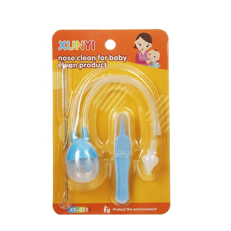 
New Born 3PCS set Silicone BPA FREE Suction Nose Cleaner Baby Care Nasal Aspirator 