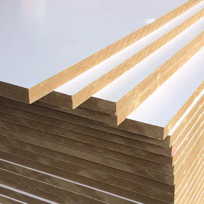 Melamine MDF Chinese Suppliers Specialized Walnut Oak Beech Rubber Wood Melamine MDF For Furniture