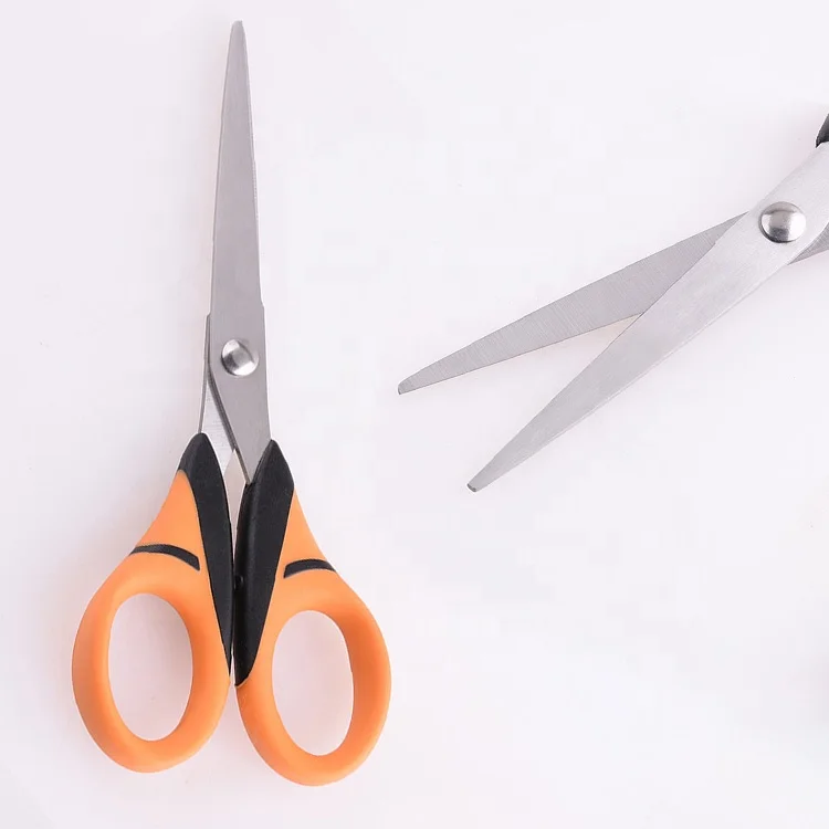 High Quality Custom Logo Professional Care Color Scissors Stainless Steel Rubber TPRHandle Scissors