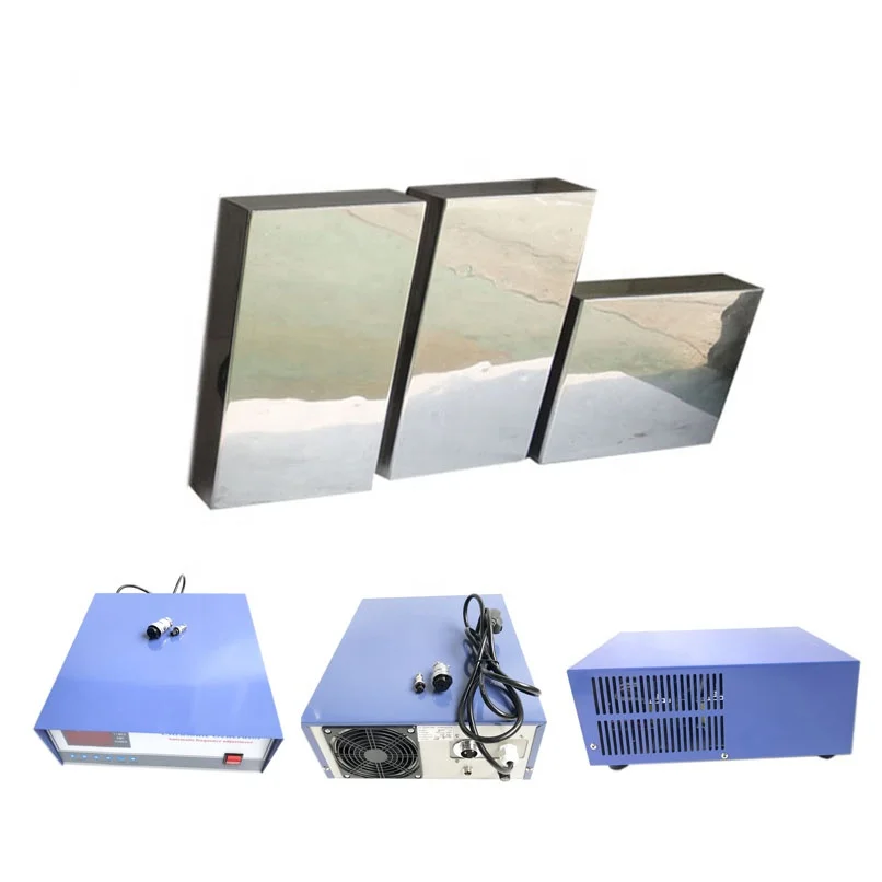 Immersible Ultrasonic Transducer 5000W Ultrasound Cleaning Machine Ultra Sonic Vibrating Plate For Electroplating Factory