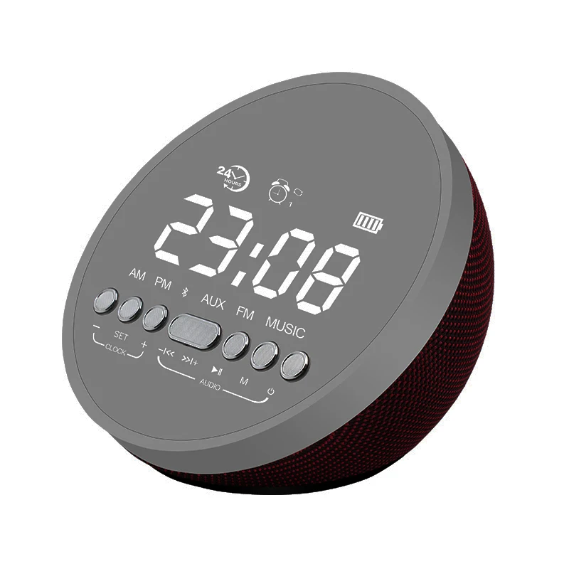 Nby 2280 домашний Будильник bluetooth динамик со встроенным микрофоном для android