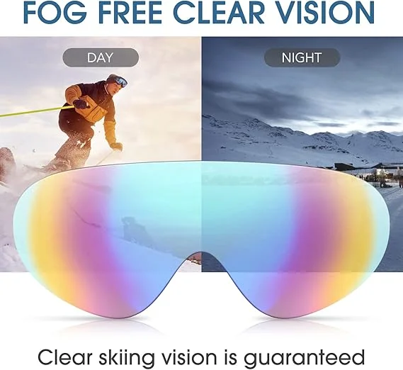 Ski Goggles Snow Goggles for Men Women Kids Youth Adults Boys Girls,Snowboard Motorcycle goggles ATV Glasses