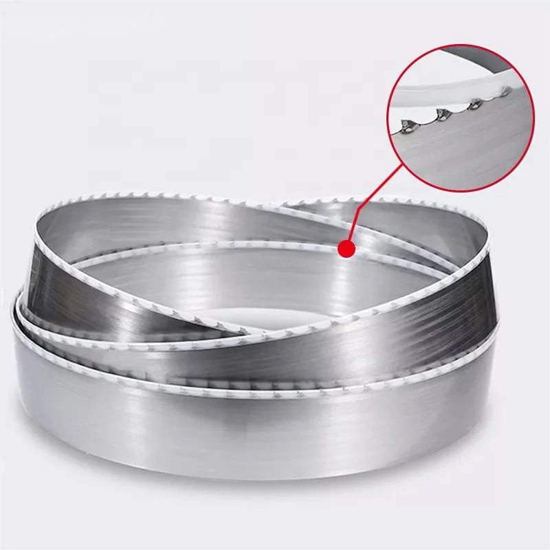 Band Saw Blade Imported Hard Tungsten Steel Woodworking Alloy for Hardwood Wood Machines White Wood Cutting Long Life