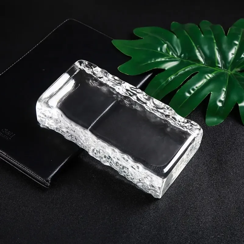 Solid Crystal Glass Brick Prices Decorative Transparent Glass Brick Walls