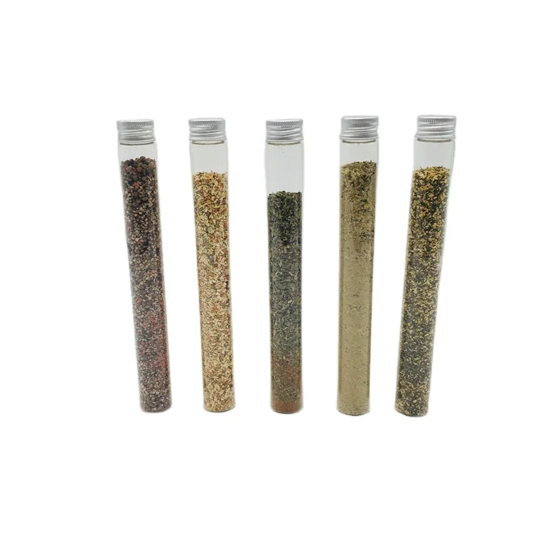 Пробирки из боросиликатного стекла с плоским дном и алюминиевой закручивающейся