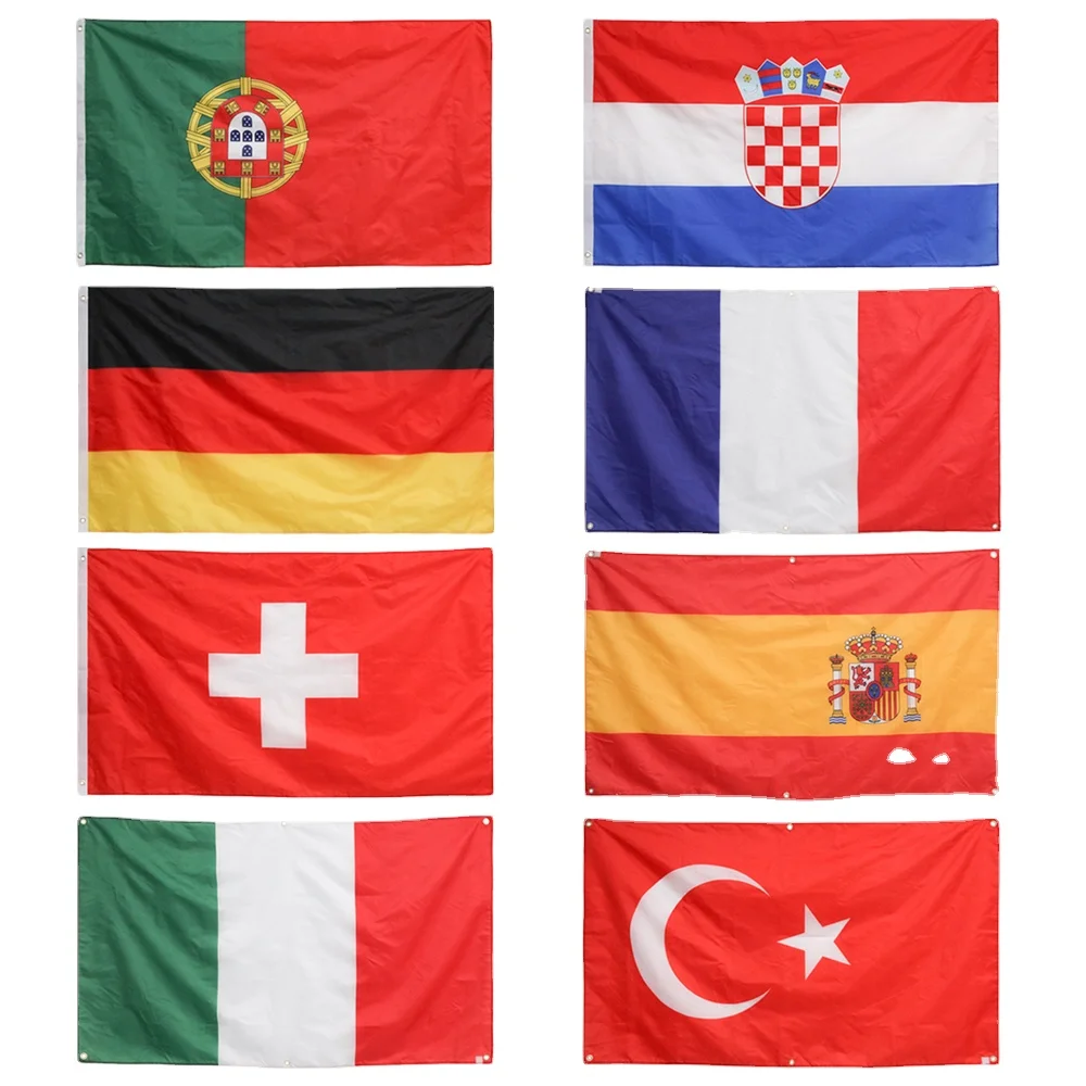 Free Sample Custom Promotion National Digital usa flag Print  Flags Polyester handmadeUSA flag red white Logo Custom Print