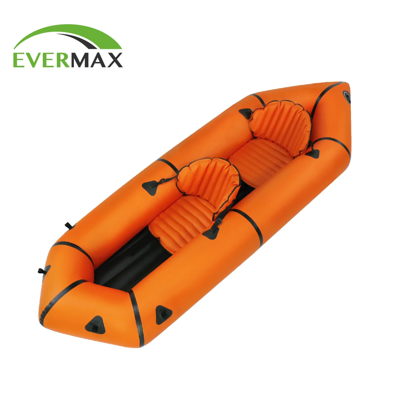 Customized lightweight TPU 2-Person inflatable packraft/ bike raft paddle kayak