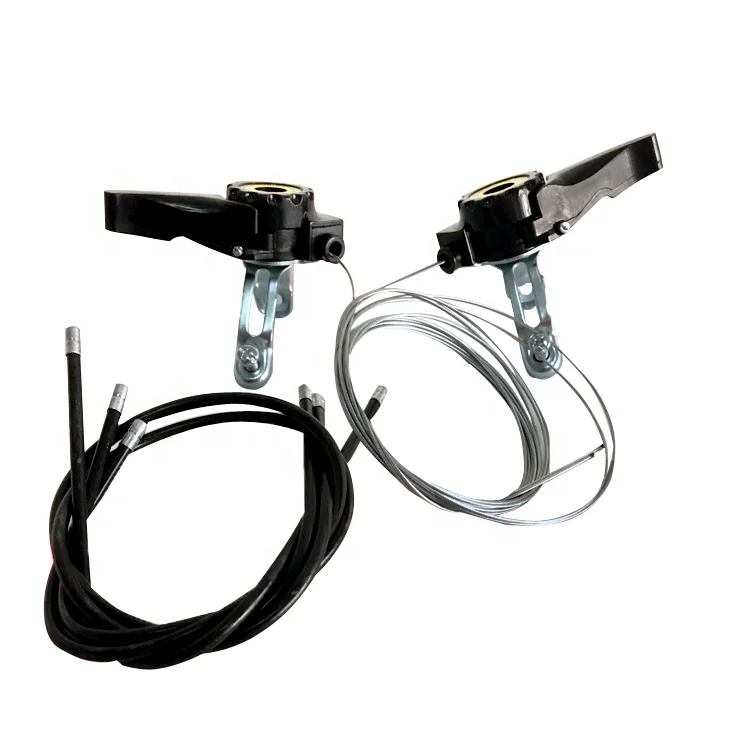 manufacturers sell high quality double plastic alloy bicycle shifting lever thumb shifter /bicycle Derailleur