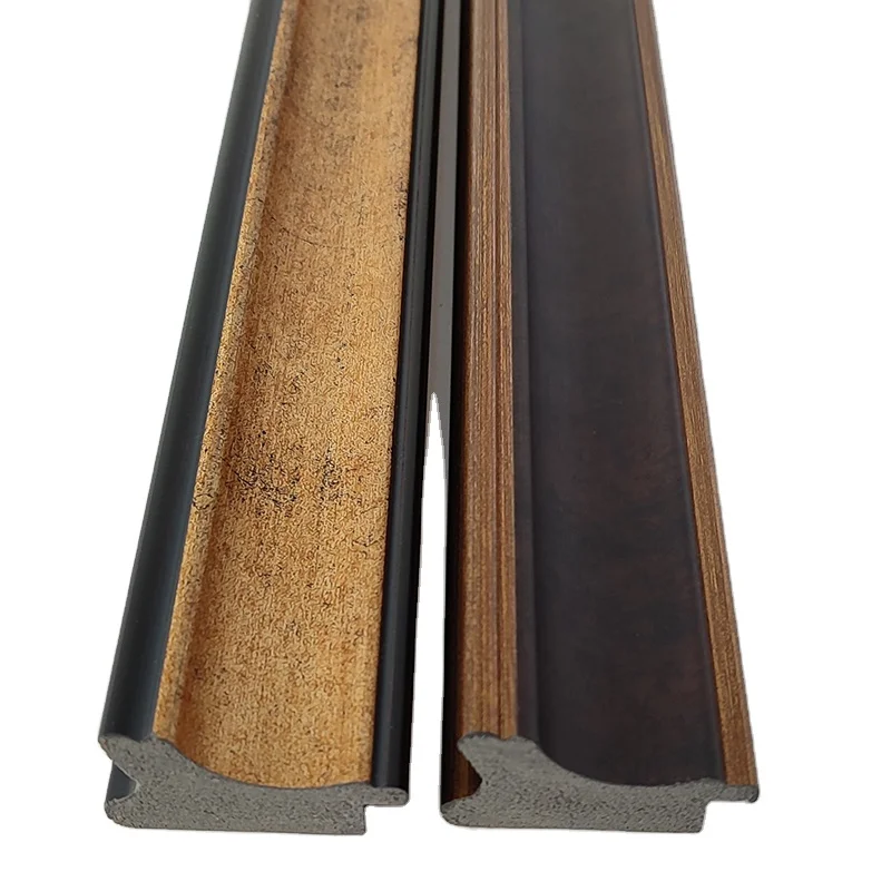 factory sale black gold traditional picture frame mouldings