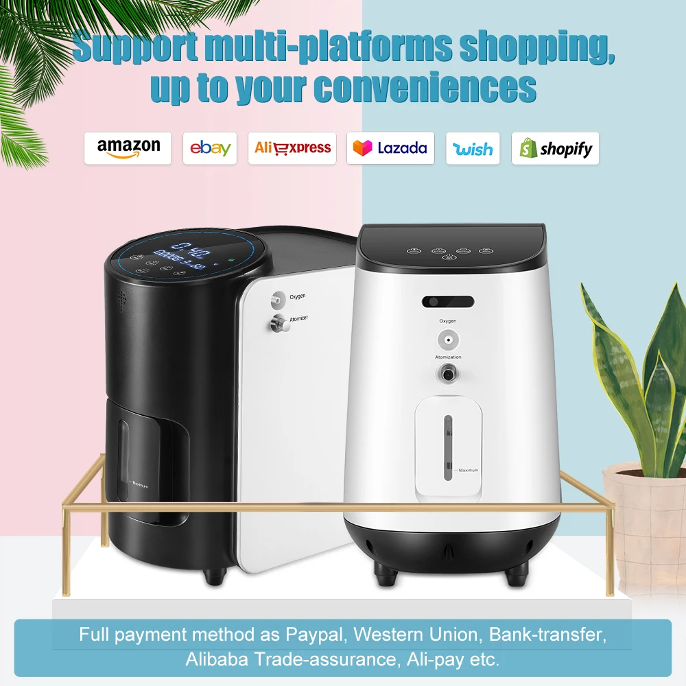 Customs Duty Free mini oxygen concentrator generator medical oxygen concentrator portable oxygen concentrator generator 1-6L/min