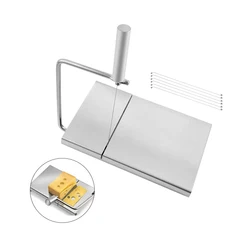 2022 cheese gadgets Stainless Steel Kitchen Tool Set Board Chocolate Grater Cheese Cutting Wire Cheese Butter Cutter Slicer