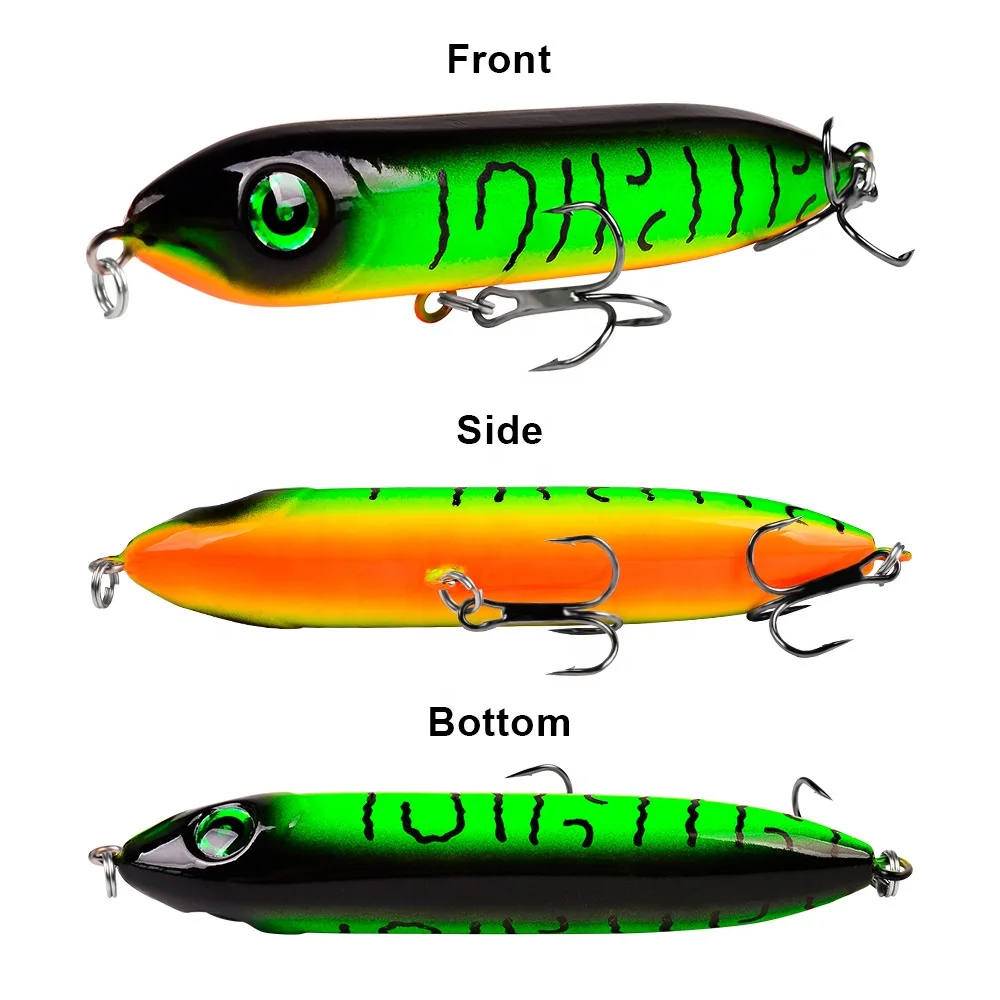 Multiple Color Rattle Sound Louder Super Spook Fishing Pencil Lure