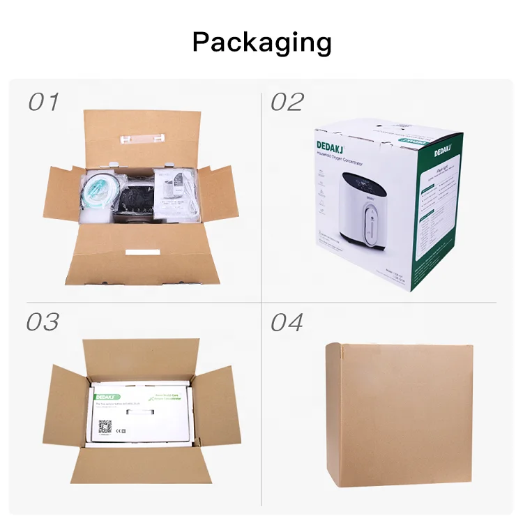 Russia Warehouse Free Shipping DE-Q1W-E 1-8L Oxygen Concentrator,Hot Sale Portable Dropshipping Oxygen Machine
