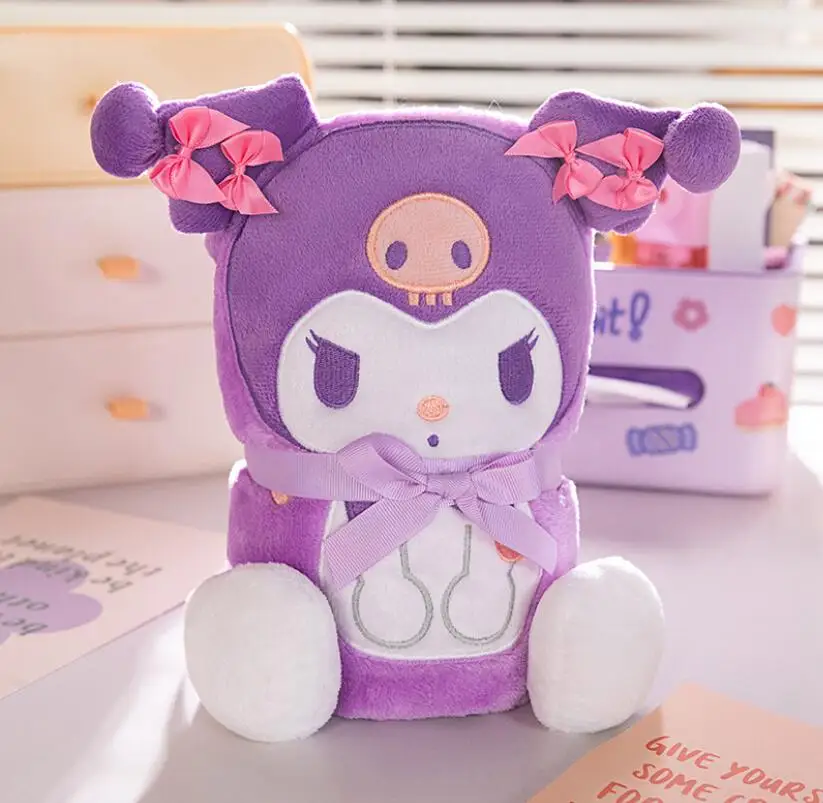 XUX Kawaii Fashion noon Sleeping Blanket 80*100cm  Wholesale Cinnamoroll Melody Blanket