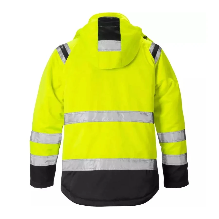 Work Wear Traffic Highway Work Cloths Hi Viz Cold Resistant Construction Clothing Light Reflecting Worker Jacket