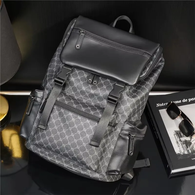 2024 Fashion Brand Backpack Leather Laptop Bag Waterproof Designer School Backpack For Women Men Travel Bags