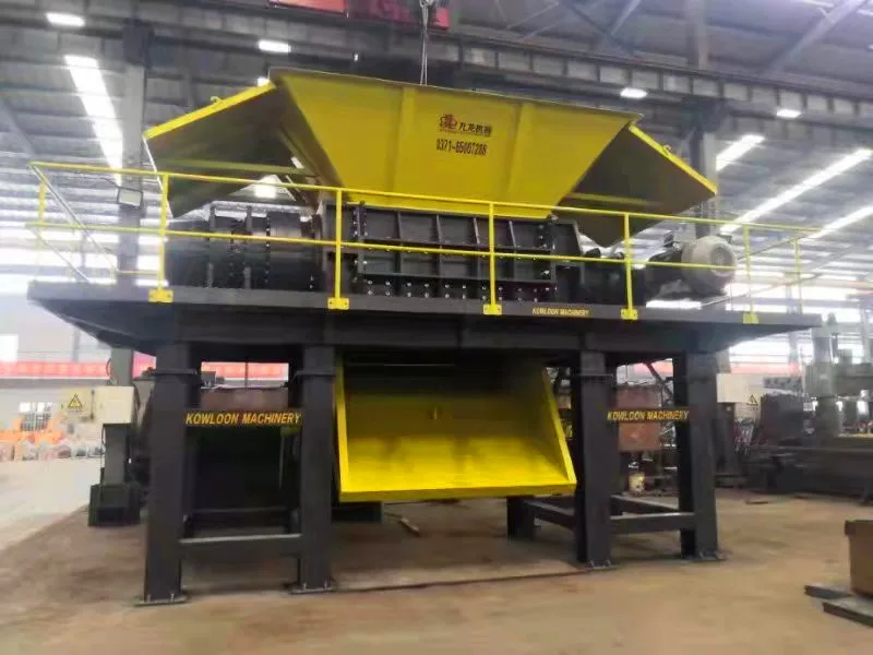 Metal Recycling Cable Wire Crusher Industrial Double Shaft Copper Wire Shredder Machine For Sale