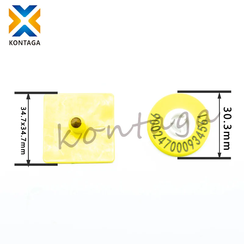 Rfid Fdx Animal Ear Tag Electronic Ear Tag 134.2khz Livestock Pig Sheep Cattle