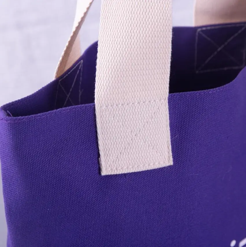 Wholesale high quality Reliable quality Cheap Promotional Logo Printed Heavy Duty Cotton Canvas Tote Bag