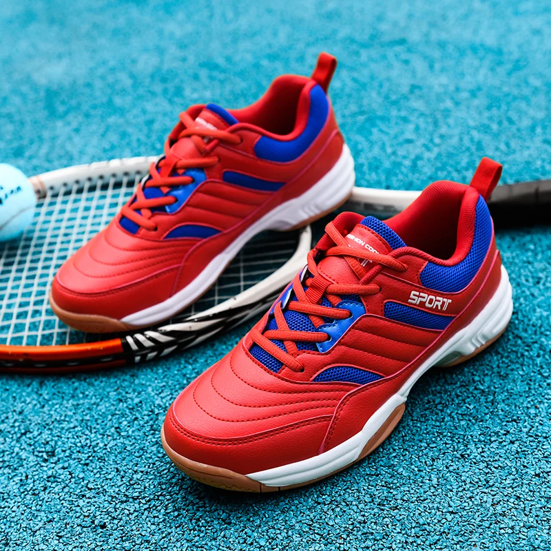 Customized lightweight indoor Tennins sports Pickleball Shoes  rubber white badminton shoes for men 38-48
