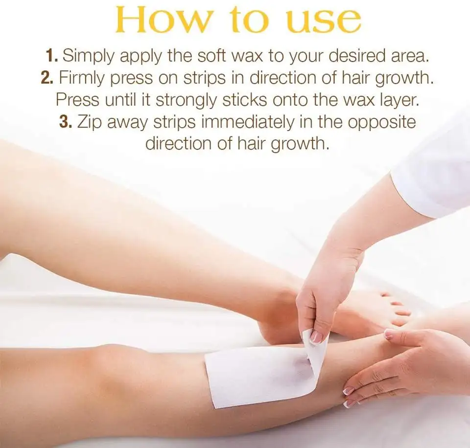 2024 new product Factory Supply Disposable Depilation Wax Strip for Convenient Hair Removal