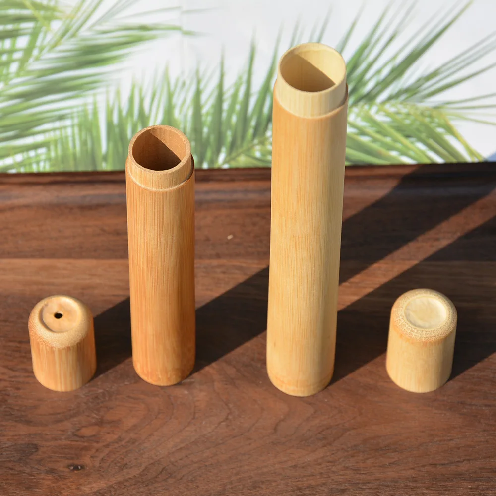 Custom Logo Bamboo Toothbrush With Bamboo Case For Home Hotel Travel